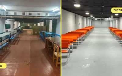 На Миколаївщині KSE Foundation облаштував укриття для 332 школярів Кривоозерського ліцею