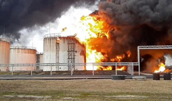Дрони підпалили російську нафтобазу під Белгородом (фото)
