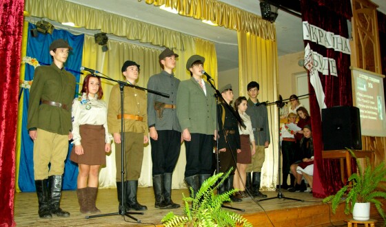 У львівській школі № 96 була вистава,  присвячена 70-річчю УПА
