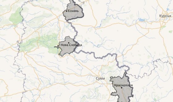 Зведення про нічні обстріли Сумщини 11 березня 2024 (мапа)