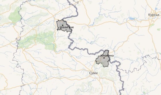 Зведення про нічні обстріли Сумщини 24 березня 2024 (мапа)