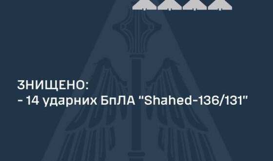 Командування Повітряних Сил: знищено всі ударні БПЛА
