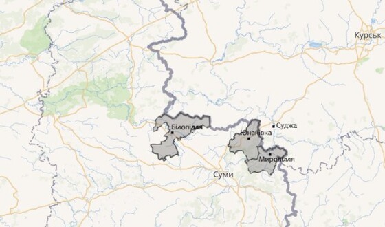 Зведення про нічні та ранішні обстріли Сумщини сьогодні, 16 січня 2025 р. (мапа)