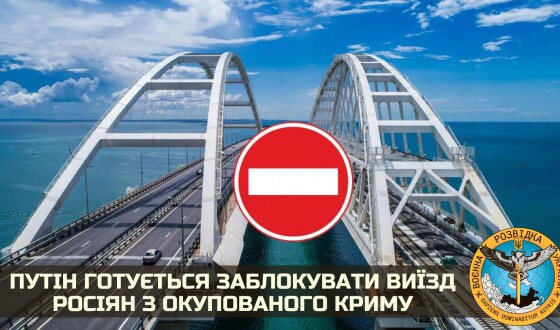 Путін готується заблокувати виїзд росіян з окупованого Криму