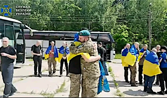 Ексклюзивне відео з обміну полоненими 5 червня від СБУ
