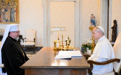 Папа Римський прийняв на аудієнції у Ватикані Патріярха УГКЦ Святослава
