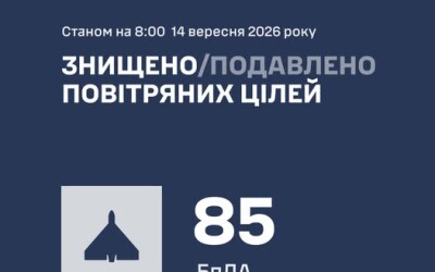 У ніч на 14 вересня ворог атакував Україну 108 ударними БпЛА типу Shahed
