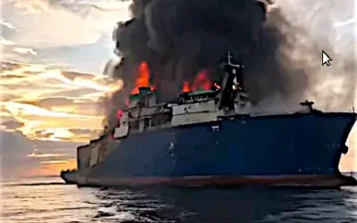 Біля Новоросійська безпілотниками було атаковано судно NADEZHDA
