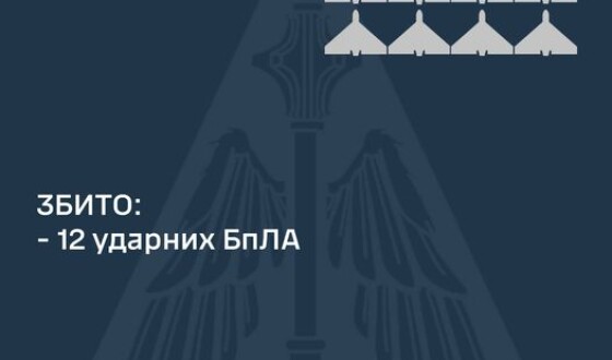 У ніч на 15 жовтня ППО збила 12 шахедів