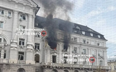 Дрон залетів у кабінет т.в.о. голови СБУ Поклада