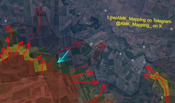 Ситуація на західному фланзі Оріхова, Запорізька область
