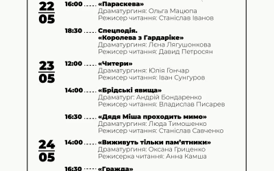 Анонс: 6-й Фестиваль сучасної драми НСТДУ у Театрі Франка