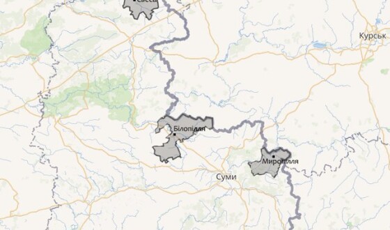 Зведення про нічні обстріли Сумщини 20 січня 2024 (мапа)
