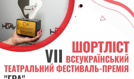 Фестиваль-Премія «ГРА – 2025» оголосив шортліст