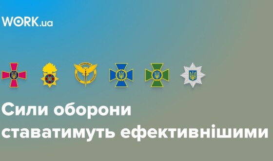 Служити у Силах оборони за своєю спеціальністю: Work.ua запускає новий функціонал для залучення спеціалістів до війська