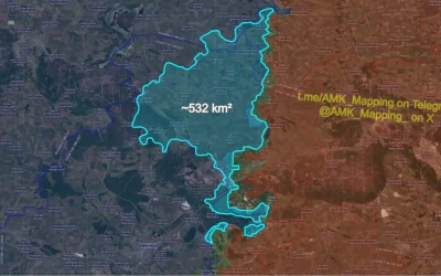 Українські сили вже повернули під свій контроль близько 532 км² територій