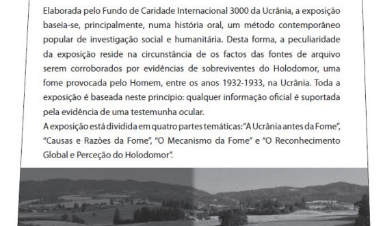 В Португалії працюватиме виставка про Голодомор