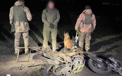 Байкер-порушник не зміг форсувати кордон на Одещині