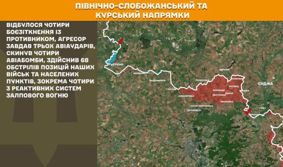 Оперативна інформація Генштабу ЗСУ станом на 08:00 22.07.2026 щодо російського вторгнення