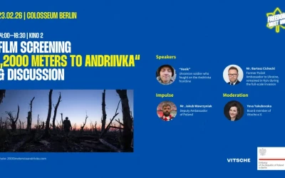 Показ фільму «2000 метрів до Андріївки» у Берліні та дискусія
