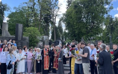 У Львові вшанували зв’язкову Романа Шухевича Ірину Сеник у зв’язку зі 100-річчям від дня її народження