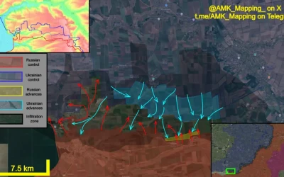 Ситуація на Степногірському напрямку, Запорізька область