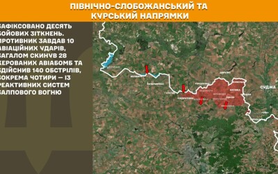 Оперативна інформація Генштабу ЗСУ станом на 08:00 10.10.2025 щодо російського вторгнення