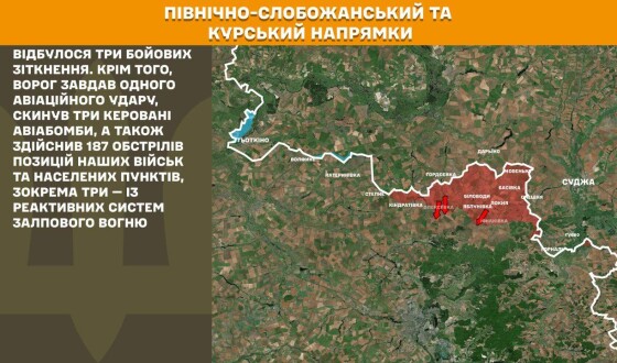 Оперативна інформація Генштабу ЗСУ станом на 08:00 25.11.2025 щодо російського вторгнення