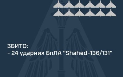 У ніч на 27 вересня ППО збила 24 шахеди