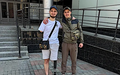 Історія Олександра Голіцина, як захисник після подвійної ампутації повернувся до активного життя