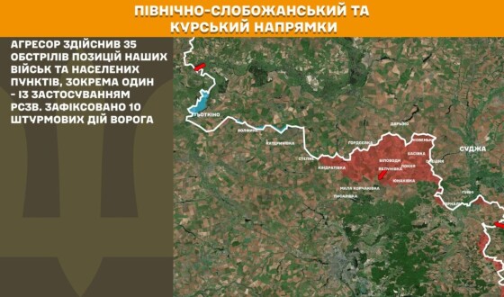 Оперативна інформація Генштабу ЗСУ станом на 08:00 09.05.2026 щодо російського вторгнення