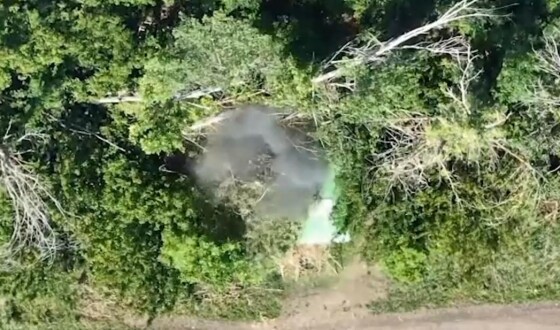 Дрон прикордонників знайшов на Харківщині позиції окупантів і доставив зайдам вибухові подарунки