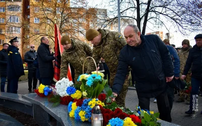 Львівські нацгвардійці вшанували пам’ять ліквідаторів аварії на Чорнобильській АЕС
