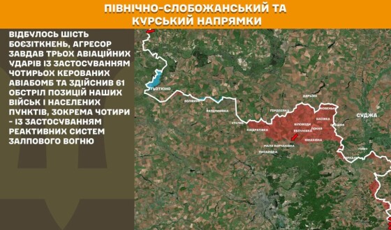 Оперативна інформація Генштабу ЗСУ станом на 08:00 03.07.2026 щодо російського вторгнення