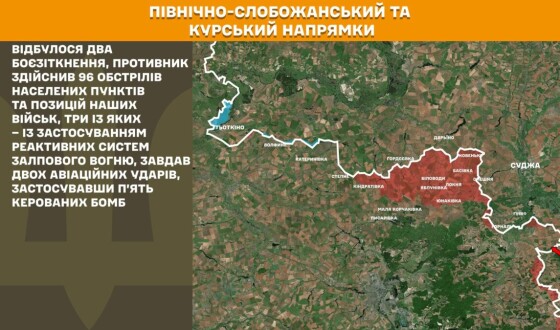 Оперативна інформація Генштабу ЗСУ станом на 08:00 06.05.2026 щодо російського вторгнення