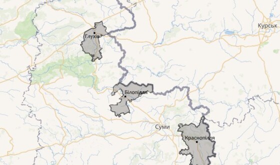Зведення про нічні обстріли Сумщини 1 березня 2024 (мапа)