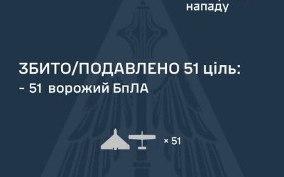 У ніч на 30 липня ворог атакував Україну 78-ма ударними БпЛА типу Shahed