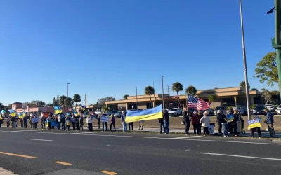 Протест на Флориді проти американської політики задобрювання путіна