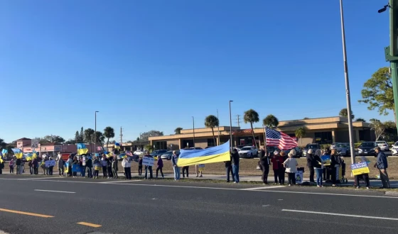 Протест на Флориді проти американської політики задобрювання путіна