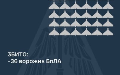 У ніч на 17 травня ворогатакував Україну  62-ма ударними БпЛА типу Shahed