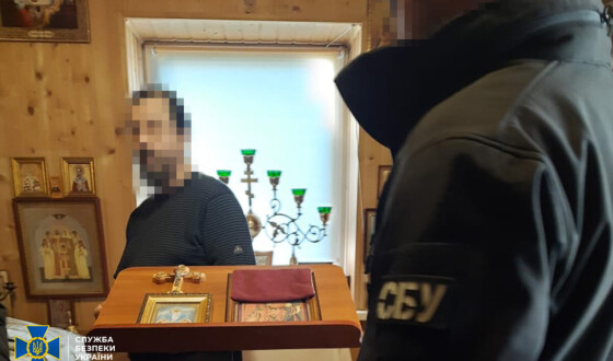 За матеріалами СБУ тюремний строк отримав настоятель храму УПЦ (МП), який вихваляв терористів Захарченка, Гіві та Моторолу