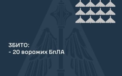 У ніч на 17 грудня ППО збила 20 безпілотників