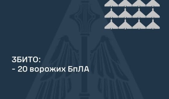 У ніч на 17 грудня ППО збила 20 безпілотників