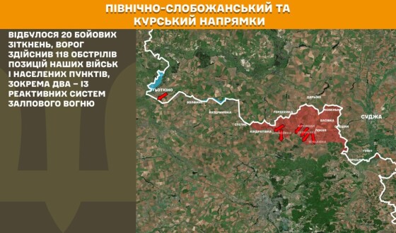 Оперативна інформація Генштабу ЗСУ станом на 08.00 22.11.2025 щодо російського вторгнення