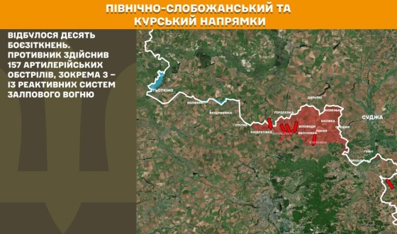 Оперативна інформація Генштабу ЗСУ станом на 08:00 12.11.2025 щодо російського вторгнення