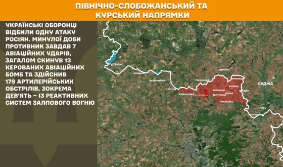 Оперативна інформація Генштабу ЗСУ станом на 08:00 03.11.2025 щодо російського вторгнення