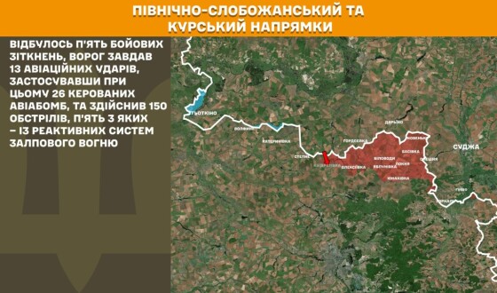Оперативна інформація Генштабу ЗСУ станом на 08:00 26.10.2025 щодо російського вторгнення