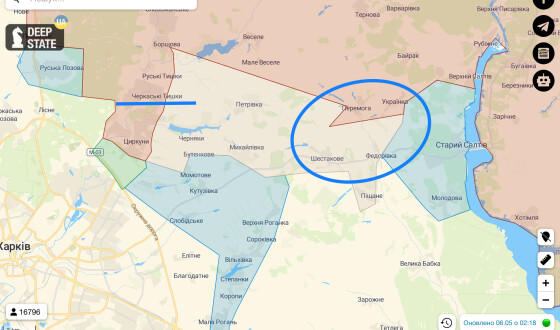 Нові звільнені села на Харківщині (карта)