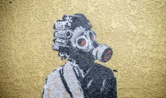 У Києво-Печерській лаврі знову можна переглянути роботу вуличного художника Banksy