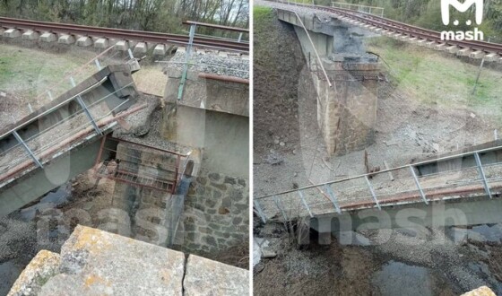 На Курщині обвалився міст, яким частини ЦВО росії добирались до Ізюма (фото, карта)
